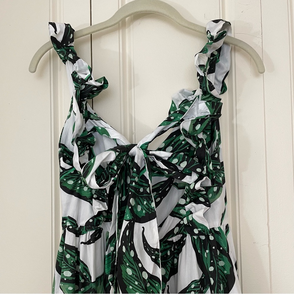 Borgo De Nor Liya Leaf Print Maxi Dress - Picture 11 of 17